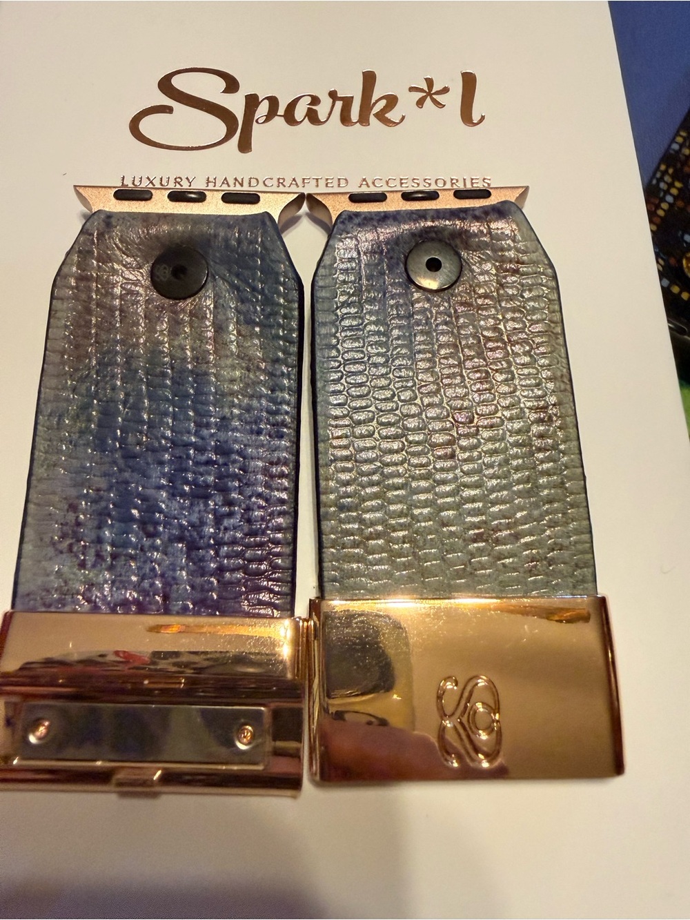 Spark*l Pastel Scales Watchlet (6”) with Rose Gold Hardware